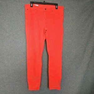 Gap Legging Jeans 32 Regular  Coral Corduroy
